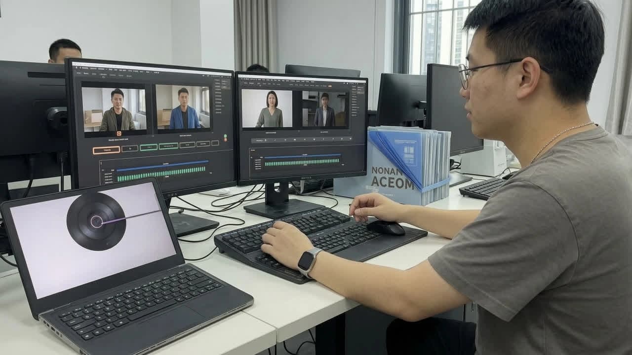 編集者とモーショングラフィックデザイナー