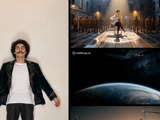 Gesangs porträt als KI-Video generator aus Musik